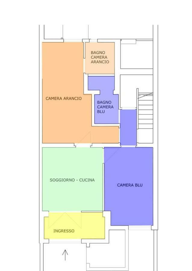 Oristano 5 Pers Appartamento Экстерьер фото